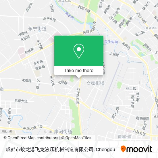 成都市蛟龙港飞龙液压机械制造有限公司 map