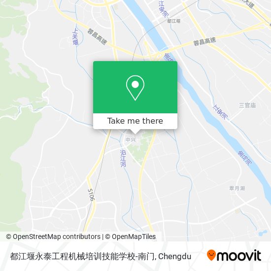 都江堰永泰工程机械培训技能学校-南门 map