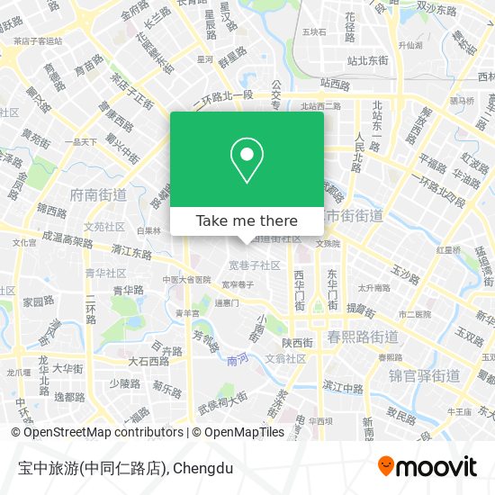 宝中旅游(中同仁路店) map