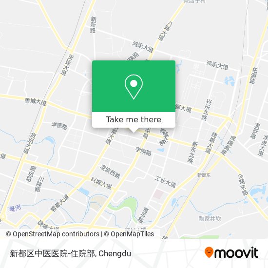 新都区中医医院-住院部 map
