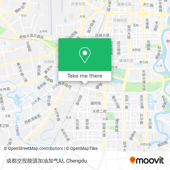 成都交投能源加油加气站 map