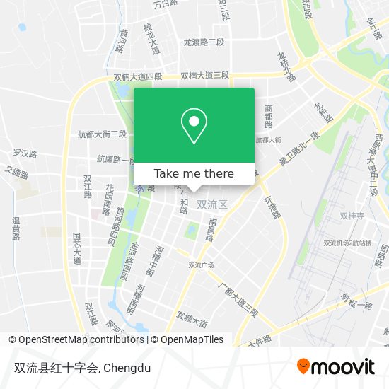 双流县红十字会 map