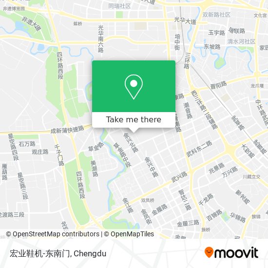 宏业鞋机-东南门 map