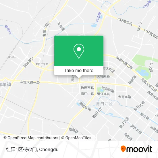 红阳1区-东2门 map