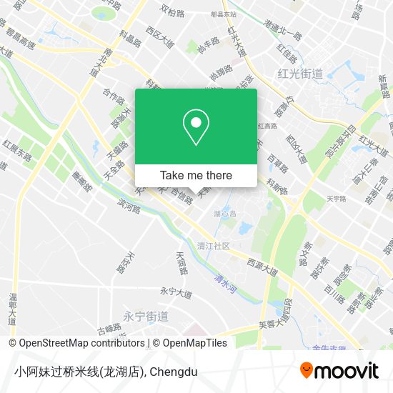 小阿妹过桥米线(龙湖店) map