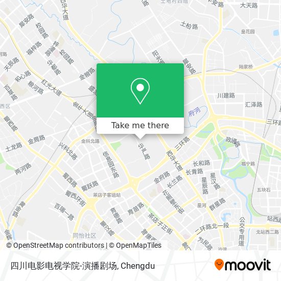 四川电影电视学院-演播剧场 map
