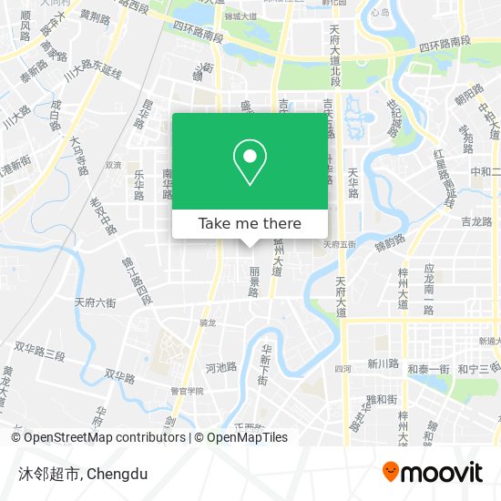 沐邻超市 map