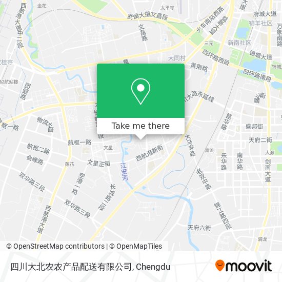 四川大北农农产品配送有限公司 map