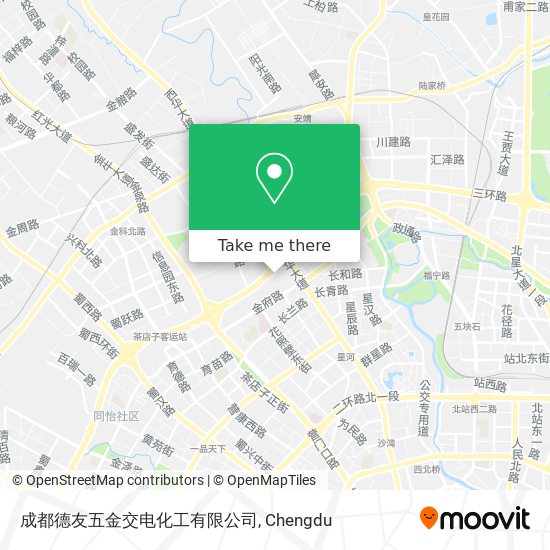 成都德友五金交电化工有限公司 map