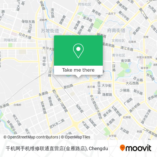 千机网手机维修联通直营店(金雁路店) map