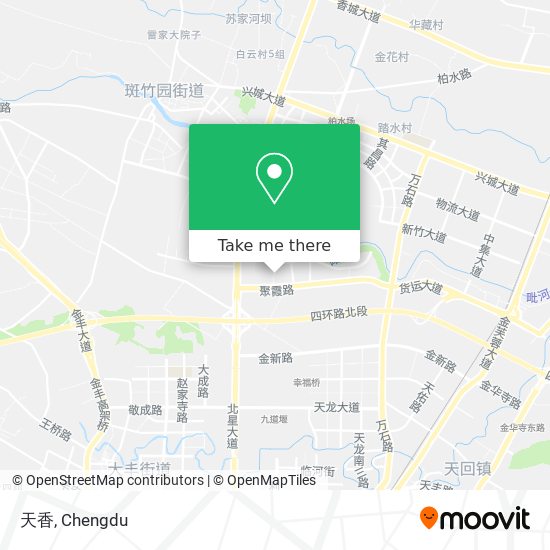 天香 map