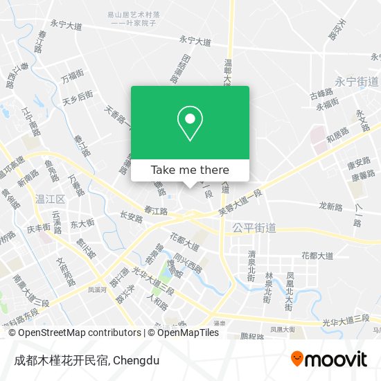 成都木槿花开民宿 map