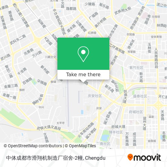 中体成都市滑翔机制造厂宿舍-2幢 map