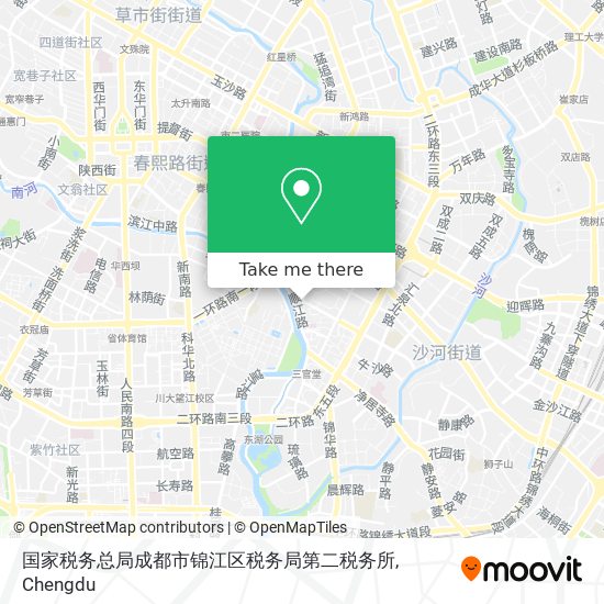 国家税务总局成都市锦江区税务局第二税务所 map