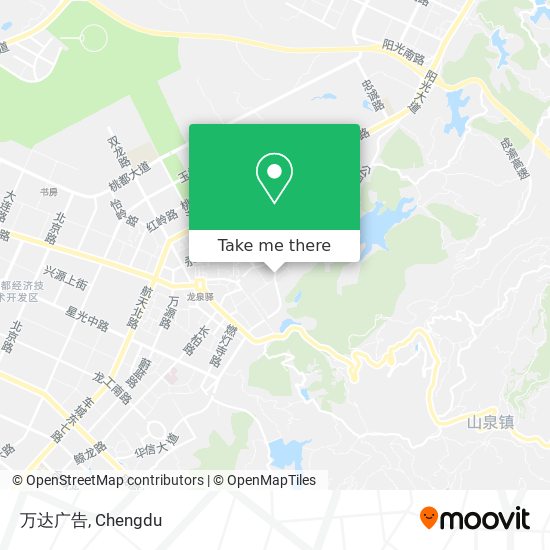 万达广告 map