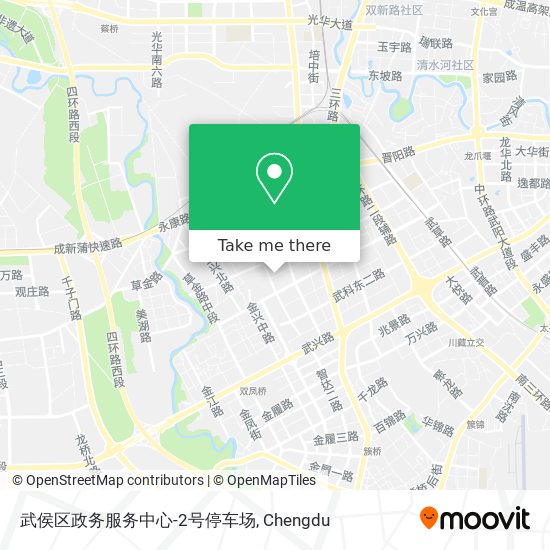 武侯区政务服务中心-2号停车场 map