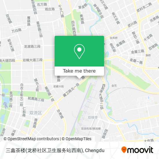三鑫茶楼(龙桥社区卫生服务站西南) map