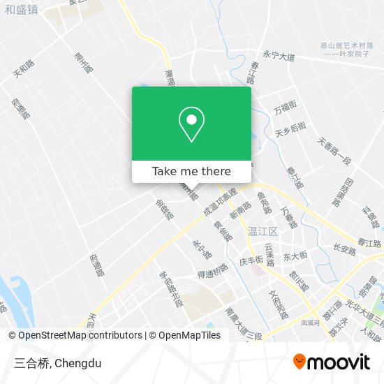 三合桥 map