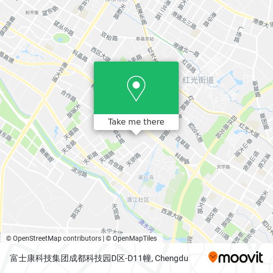 富士康科技集团成都科技园D区-D11幢 map