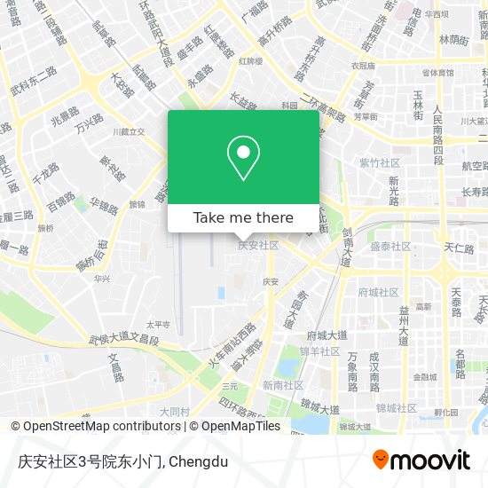 庆安社区3号院东小门 map