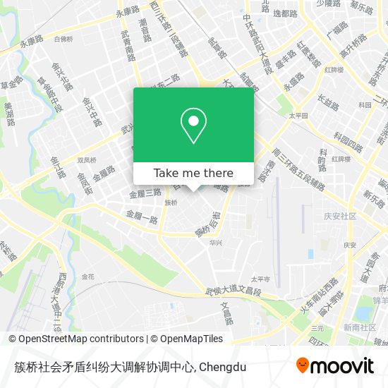簇桥社会矛盾纠纷大调解协调中心 map
