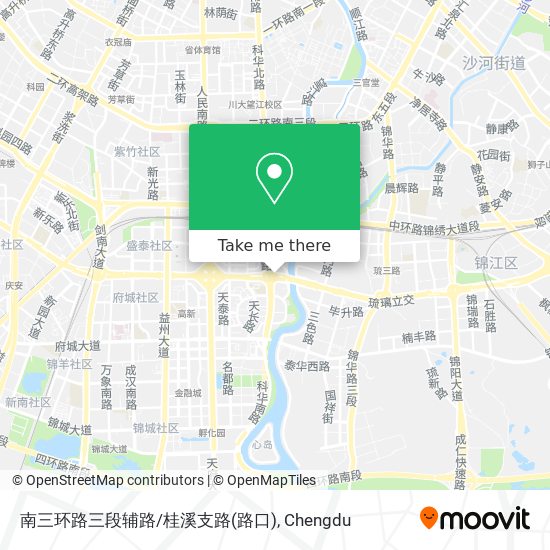 南三环路三段辅路/桂溪支路(路口) map