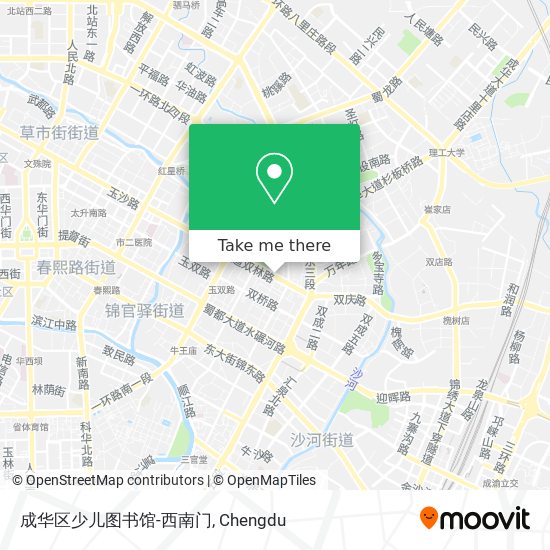 成华区少儿图书馆-西南门 map