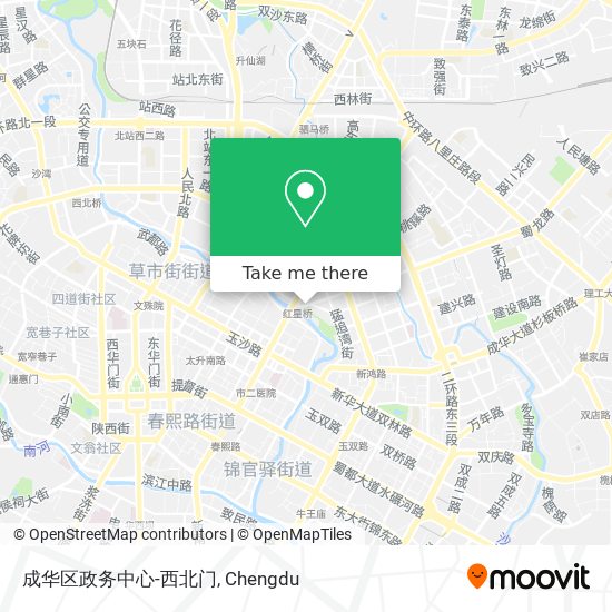 成华区政务中心-西北门 map