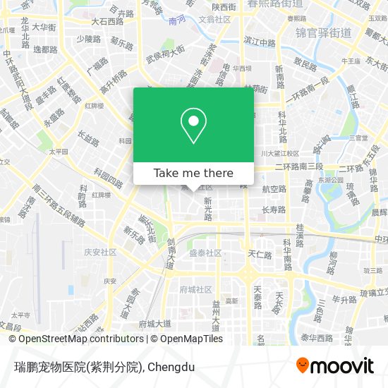 瑞鹏宠物医院(紫荆分院) map