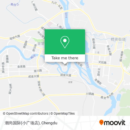 潮尚国际(小广场店) map