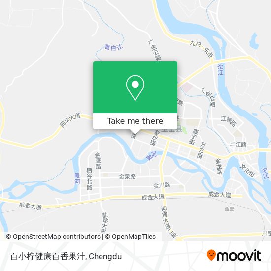 百小柠健康百香果汁 map