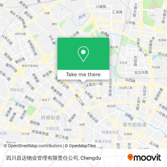 四川昌达物业管理有限责任公司 map