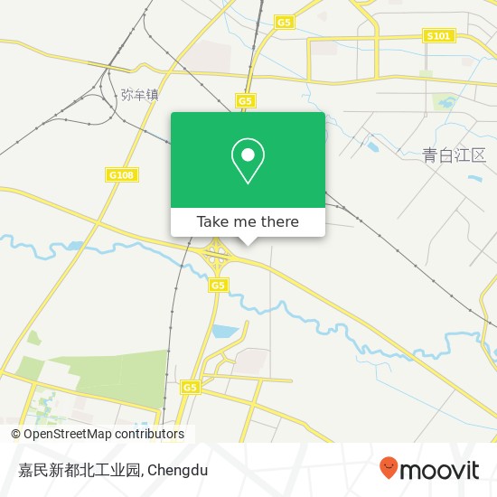 嘉民新都北工业园 map