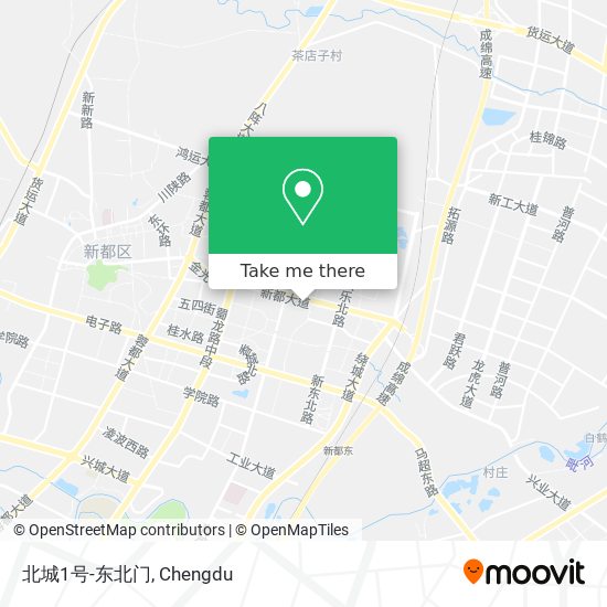 北城1号-东北门 map