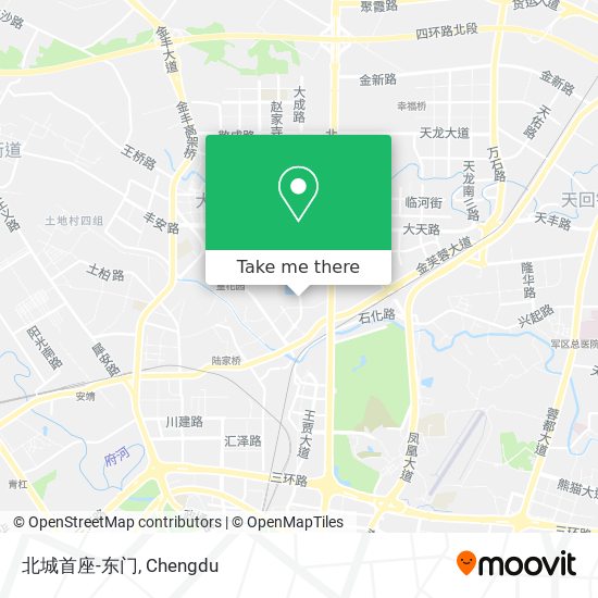 北城首座-东门 map