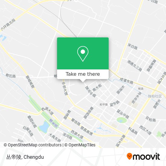 丛帝陵 map