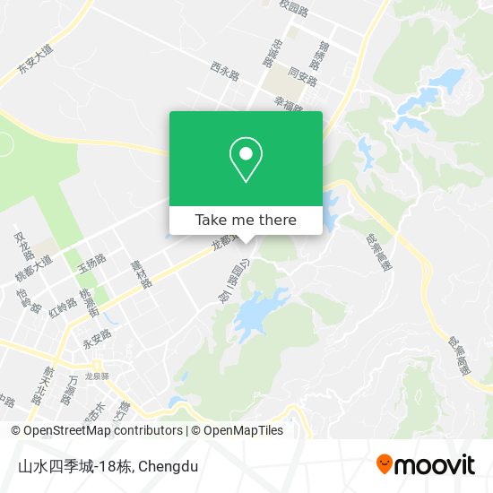 山水四季城-18栋 map