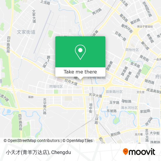 小天才(青羊万达店) map