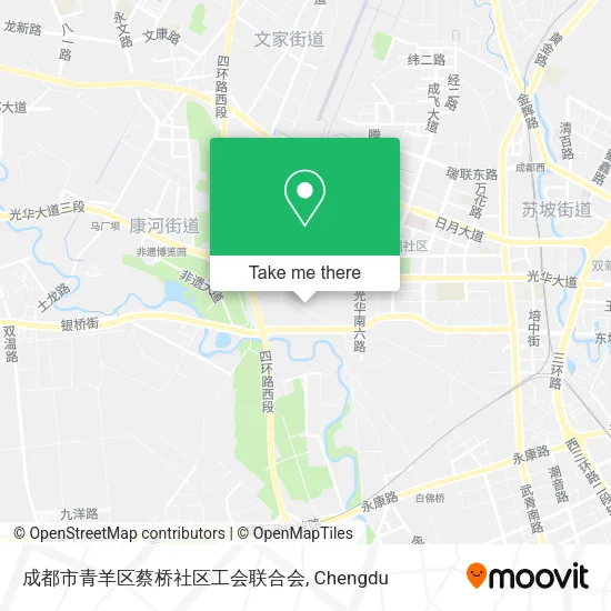 成都市青羊区蔡桥社区工会联合会 map