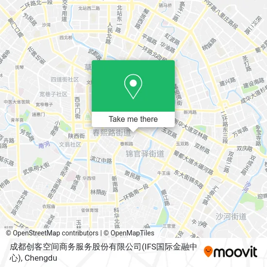 成都创客空间商务服务股份有限公司(IFS国际金融中心) map