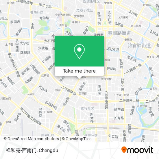 祥和苑-西南门 map