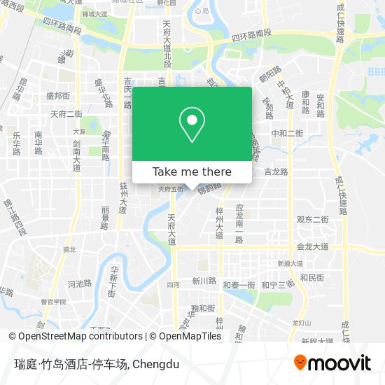 瑞庭·竹岛酒店-停车场 map
