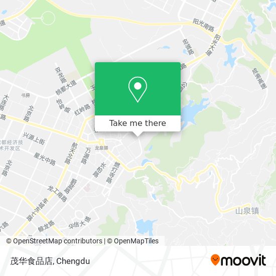 茂华食品店 map