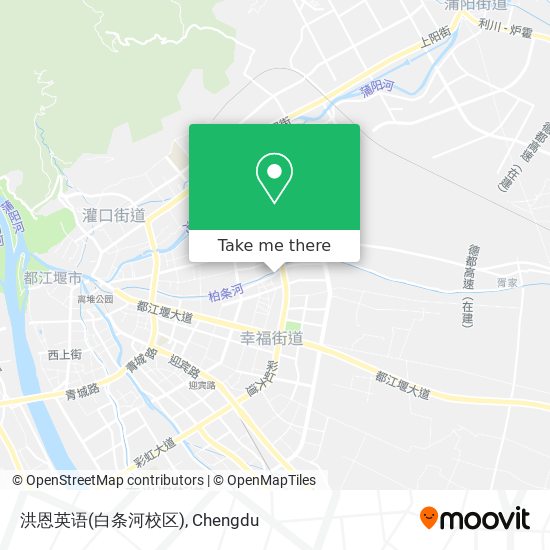 洪恩英语(白条河校区) map