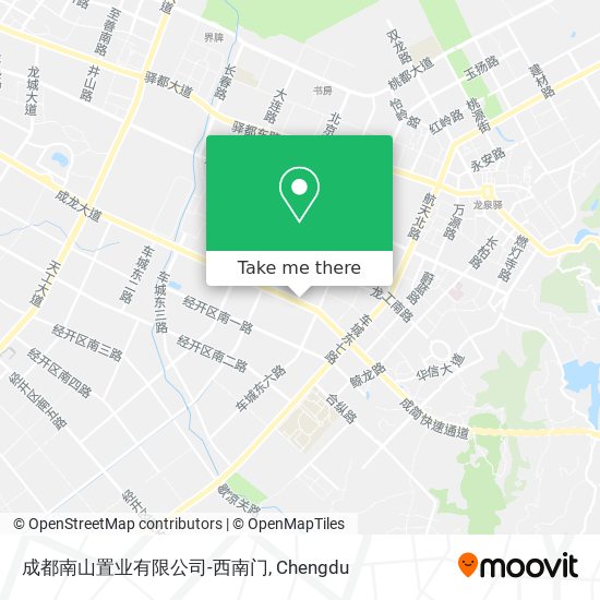 成都南山置业有限公司-西南门 map