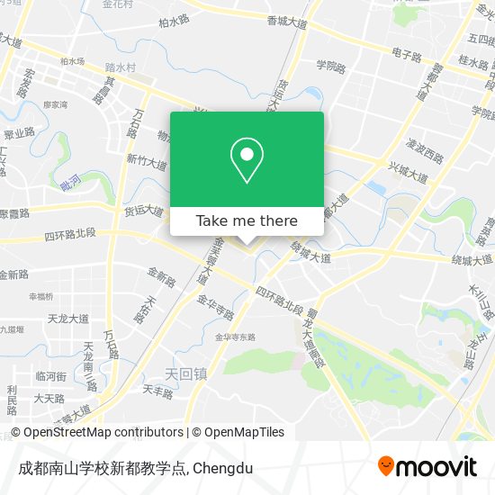 成都南山学校新都教学点 map