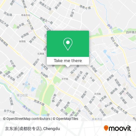 京东派(成都纺专店) map