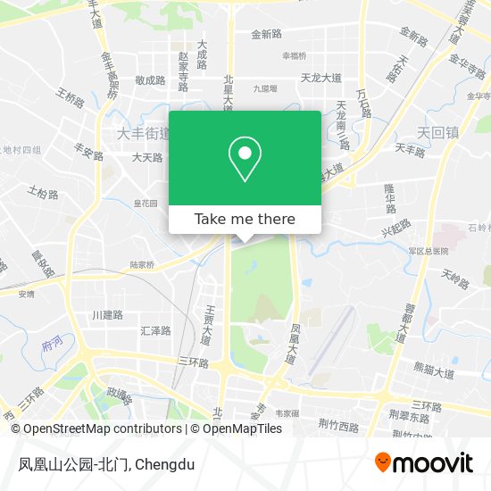凤凰山公园-北门 map
