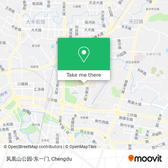 凤凰山公园-东一门 map
