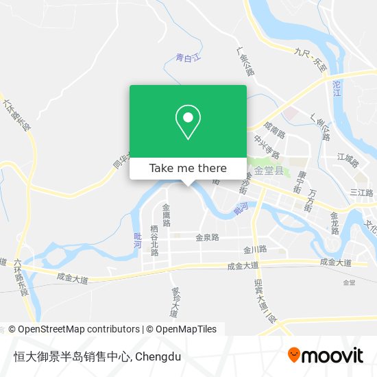 恒大御景半岛销售中心 map